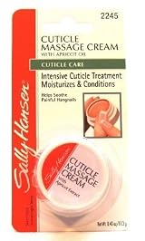 Sally Hansen Cuticle Massage Cream .4 oz. Jar (Blister)