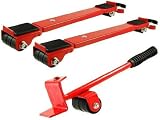 3-Piece Furniture Moving 'Lift & Roll' Set - Lift and Transport Easier - Save Your Back! LIFETIME WARRANTY