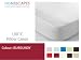 180 Thread Count Pillow Case - PAIR - BURGUNDY (HOMESCAPES Brand) Normally delivered next working day with no extra cost Image