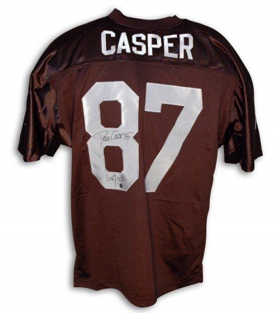 Dave Casper Autographed/Hand Signed Custom Black Jersey