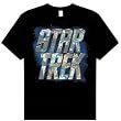 Star Trek XI 2009 Movie 'Character Logo' black t-shirt