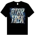Star Trek XI 2009 Movie 'Character Logo' black t-shirt