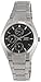 Casio Men's MTP1191A-1A Black Silvertone Analog Bracelet Watch
