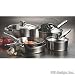 Cook's Corner 8 Piece Stainless Steel Cookware Set with Glass Lid
