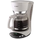 Mr. Coffee DWX20 12-Cup Programmable Coffeemaker, White