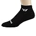 Swiftwick- PERFORMANCE ZERO Golf & Running Socks for Men & Women, Cushion No-Show Socks (Black, Medium)