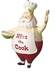 Santa Kiss the Cook Grilling Ornament