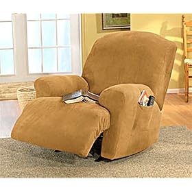 Sure Fit Stretch Pique Recliner Slipcover