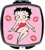 Betty Boop Compact / Makeup Mirror - Pink