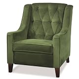 Avenue Six 210029 Curves Tufted Chair - Spring Green