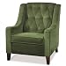 Avenue Six 210029 Curves Tufted Chair - Spring Green