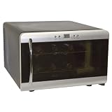 Haier 8 Bottle Thermal Electric Wine Cellar, Black/Silver
