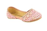 Unze Pumps (indian Slippers) - Cs9781-Tea Pink-2.0