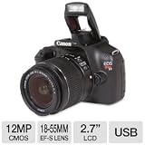Canon EOS Rebel T3 12.2 MP CMOS Digital SLR with 18-55mm IS II Lens and EOS HD Movie Mode (Black)
