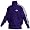 collegiate purple/white