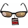 KD Sunglasses Original Harley Biker Shades (Dark Brown 2121)