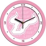 South Florida Bulls USF NCAA 12In Pink Wall Clock