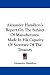 Report on the Subject of Manuf...