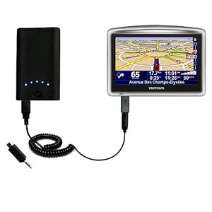 High Capacity Rechargeable External Battery Pocket Charger for the TomTom XL 330 – uses Gomadic TipExchange Technology