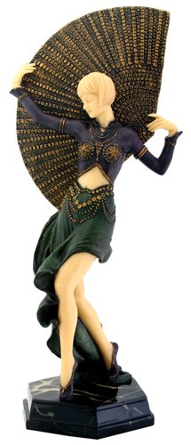 Art Deco - Lady Gertrude Statue Sculpture - Magnificent