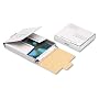 Quality Park 64105 Quality Park Corrugated CD/DVD Mailer, 5-3/4x5-3/4, White, Carton of 25