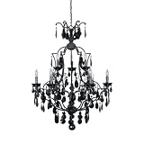 Bella Maison Collection Victorian-Inspired Black Crystal Chandelier 99189-EBY