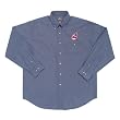 Cleveland Indians MLB "Matrix" Button Down Shirt (Navy)