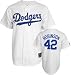 Jackie Robinson Brooklyn Dodgers -White- Cooperstown Throwback Jersey