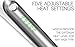 Flat Iron, PERFECTWO Professional Ceramic Tourmaline Ionic Hair Straightener Flat Iron 1.5