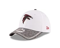 NFL Atlanta Falcons 2016 Training Camp Team Color 39THIRTY Stretch Fit Cap, Small/Medium, White/Gray Heather

