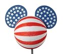 Disney's Mickey Mouse Stars & Stripes American Flag Antenna Ball Topper