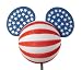 Disney's Mickey Mouse Stars & Stripes American Flag Antenna Ball Topper