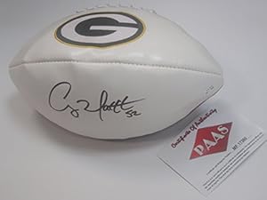 Clay Matthews Green Bay Packers Signed Autographed Football Authentic Certified Coa