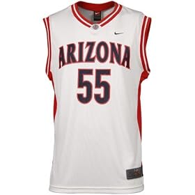 Nike Arizona Wildcats #55 White Youth Replica Basketball Jersey