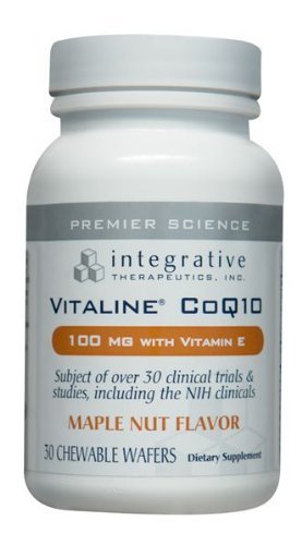 Vitaline CoQ10 100mg  Vitamin E - Maple Nut Flavor