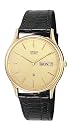Citizen Men's Gold-Tone Leather Watch #BK3302-08P