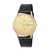 Citizen Mens Gold-Tone Leather Watch #BK3302-08P by Citizen