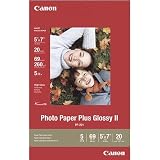 Canon Photo Paper Plus Glossy II, 5 x 7 inches, 20 Sheets (2311B024)