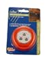 Leviton LEDPL-R Battery Operated LED push On/Off Everywhere Light, with 3 AAA Batteries, Red