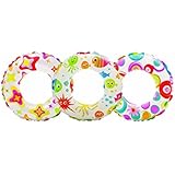 Intex - Recreation Lively Print Swim Ring , Summer Fun (Pack of 2 Assorted)