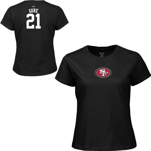 Reebok San Francisco 49ers Frank Gore Women's Name & Number T-Shirt Extra Large
