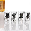 Set of 4 Bestman Shot Glasses