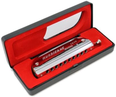 Hurricane Harps 10 Hole 40 Note Chromatic Harmonica, Key of C