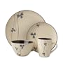 Pfaltzgraff Everyday Fleurette 16-Piece Dinnerware Set, Service for 4