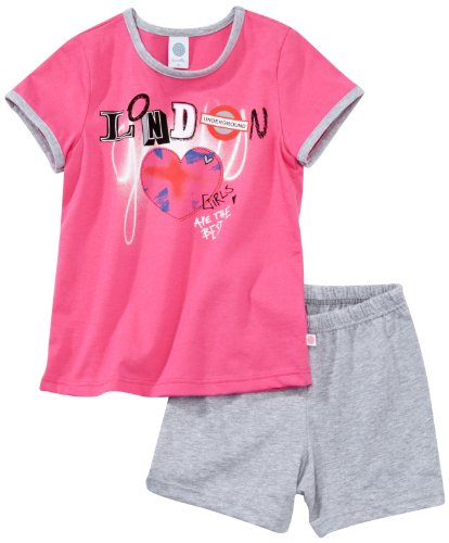 Sanetta M&auml;dchen Pyjama 242213, Gr. 176, Pink (3218) Preisvergleich