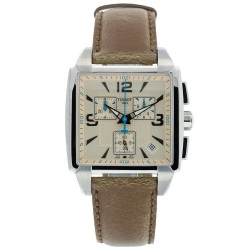 Cover image : [ティソ]TISSOT 腕時計 QUADRATO クロノグラフ アイボリー メンズ T0055171626700 [正規輸入品]