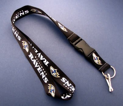 Baltimore Ravens Deluxe Breakaway Lanyard