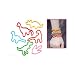 41vMOFyNSEL. SL75  Crazy Bandz Shaped Rubber Bands Bracelets 24Pack Groovy