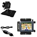 Garmin Nuvi 275T Auto Bean Bag Dash Holder with Car Charger - Uses Gomadic TipExchange