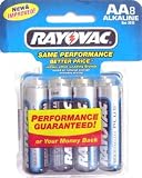 24 Rayovac Maximum Plus AA Batteries: (3) 8-Packs